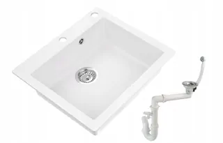 Moderno Annie 60 drez 57 × 50 cm žula (axi-gran) čistá biela